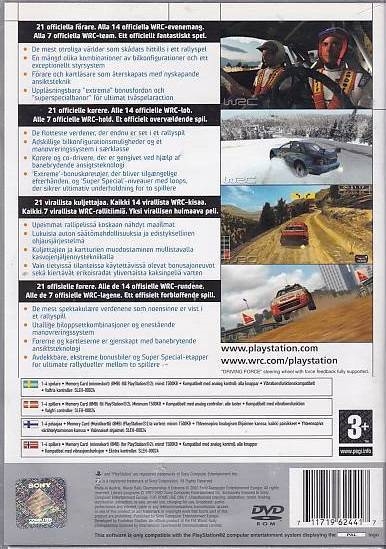 WRC II Extreme - PS2 - Platinum (Genbrug)